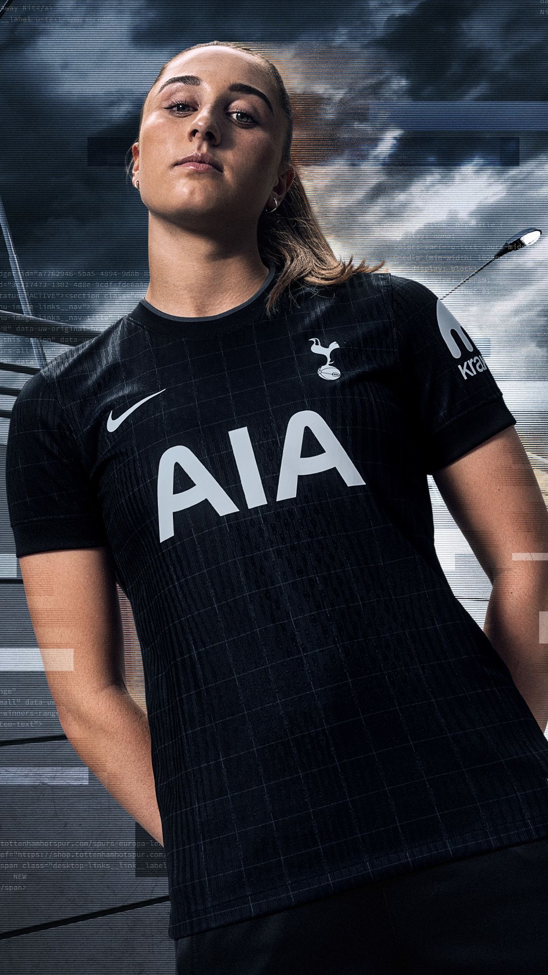 トッテナム・ホットスパー 2025-26 Away Kit Mens Elite Tottenham Hotspur Away Shirt 2025/26 | Spurs