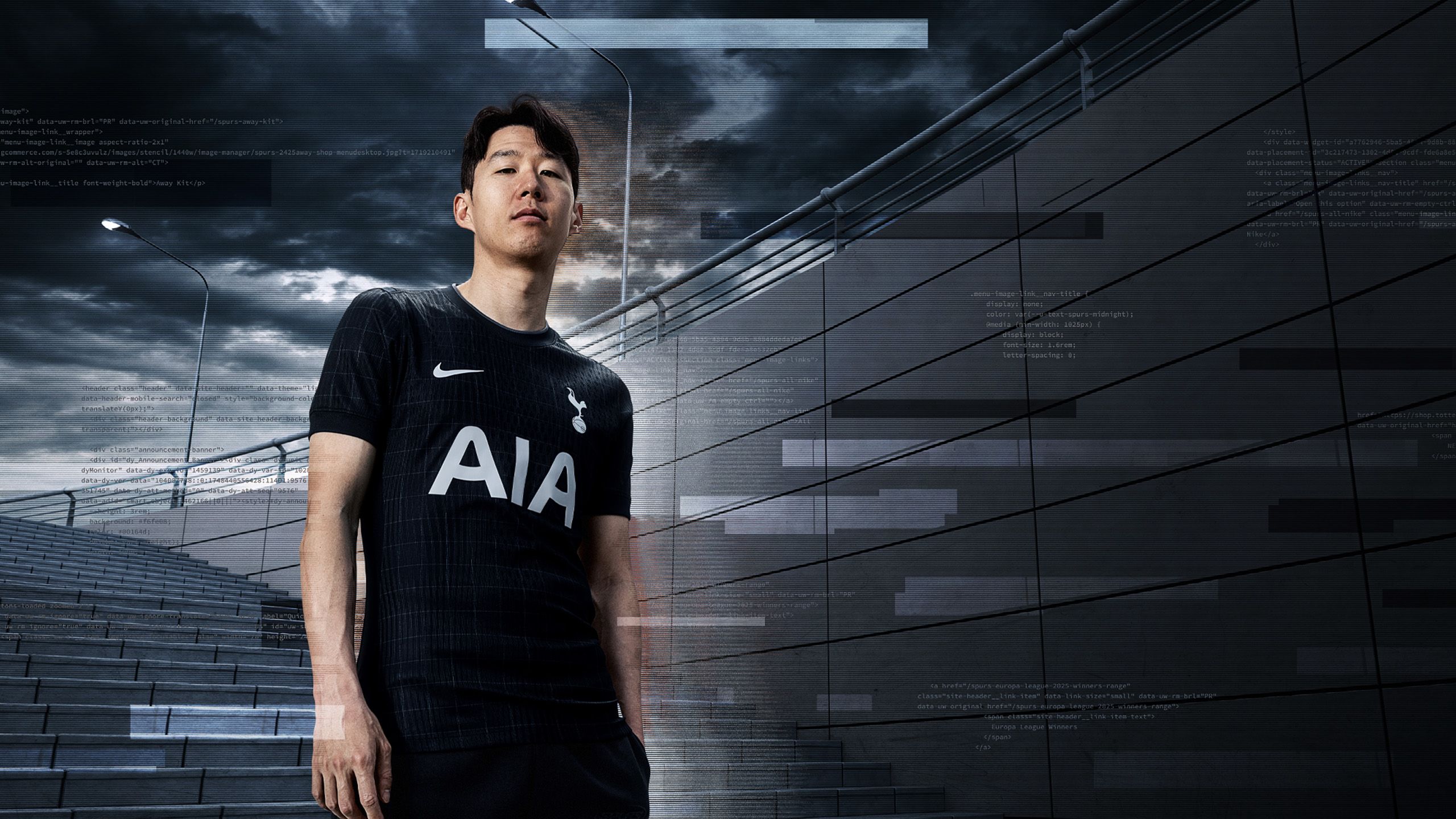 In Darkness We Dare - 2025/26 Away Kit revealed | Tottenham