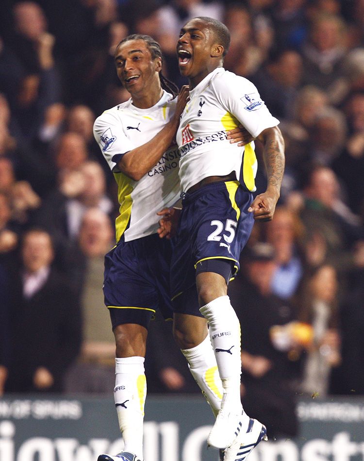 Benoit Assou-Ekotto is first to catch up with the debut goalscorer...