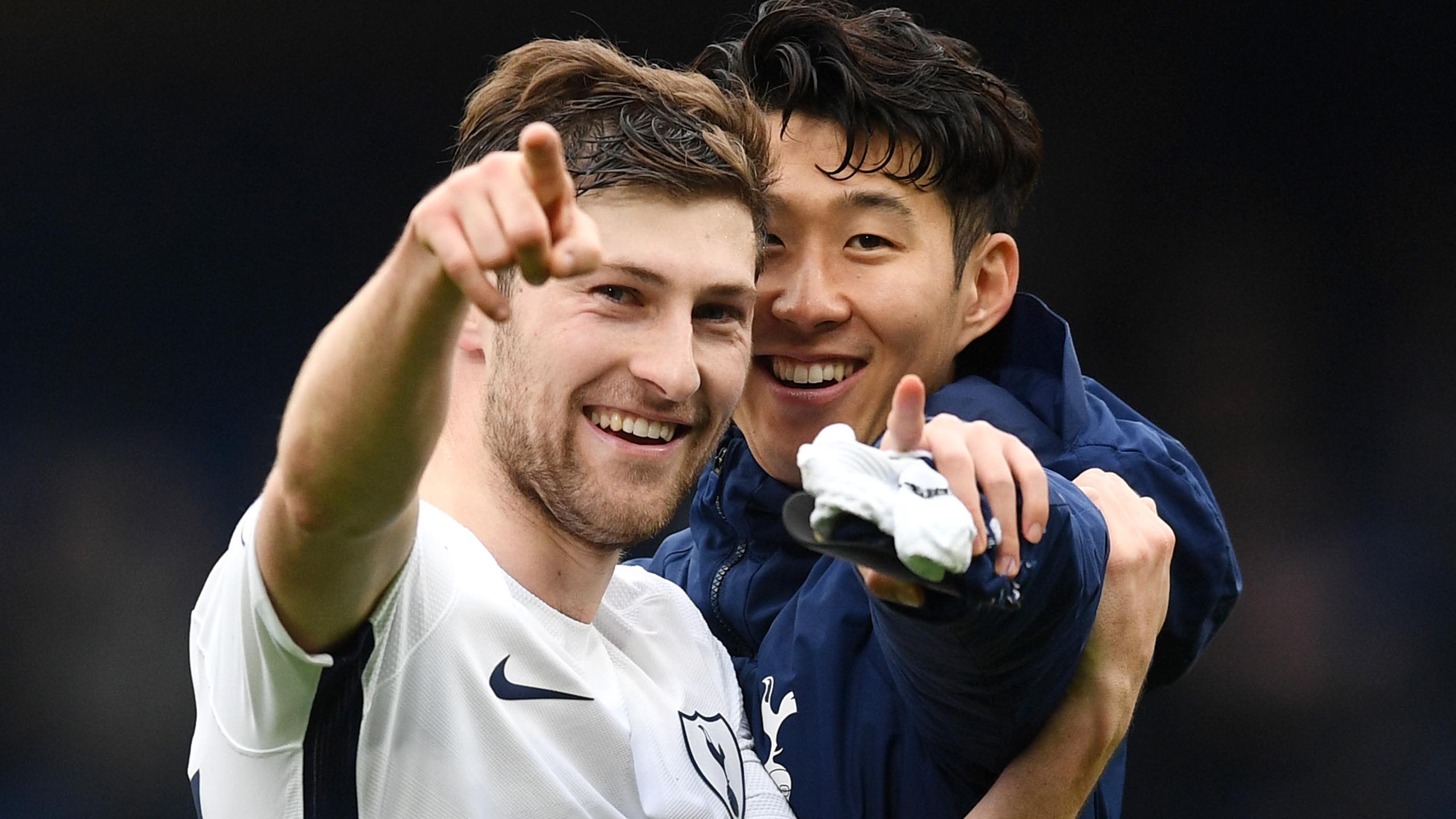 Together after our 3-1 win at Chelsea - April, 2018...