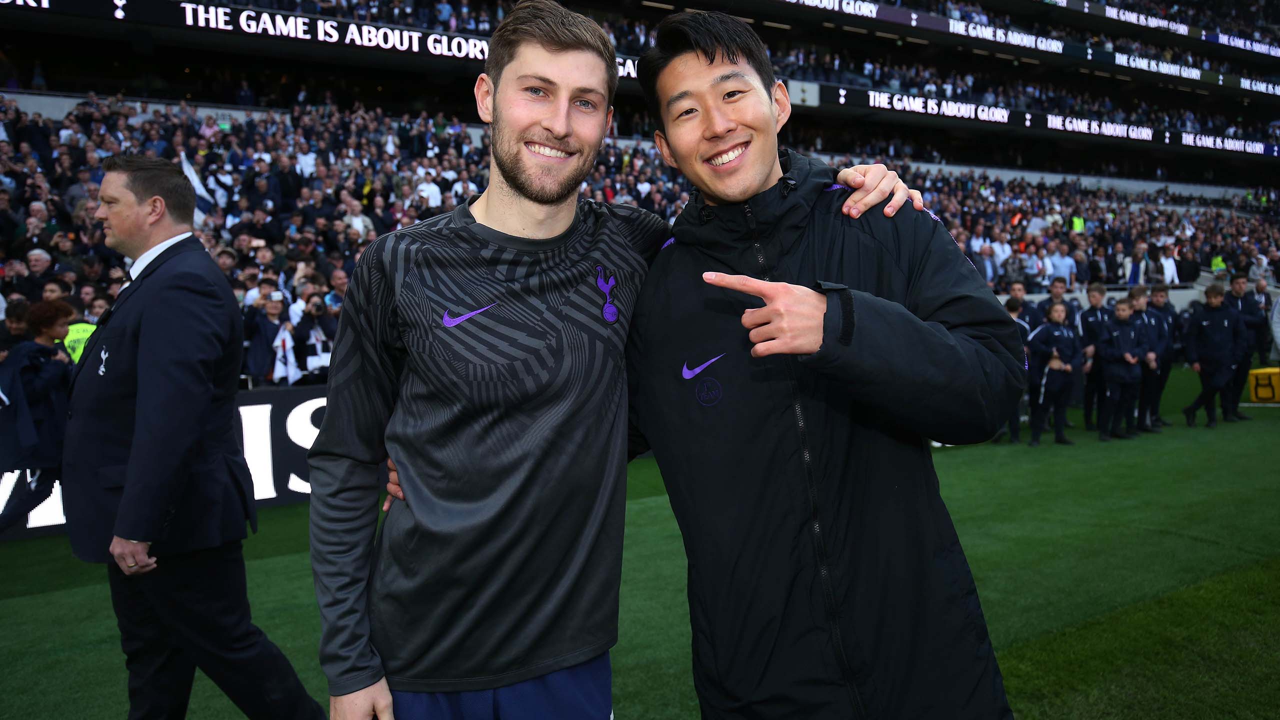 Ben and Sonny at Tottenham Hotspur Stadium in 2019...