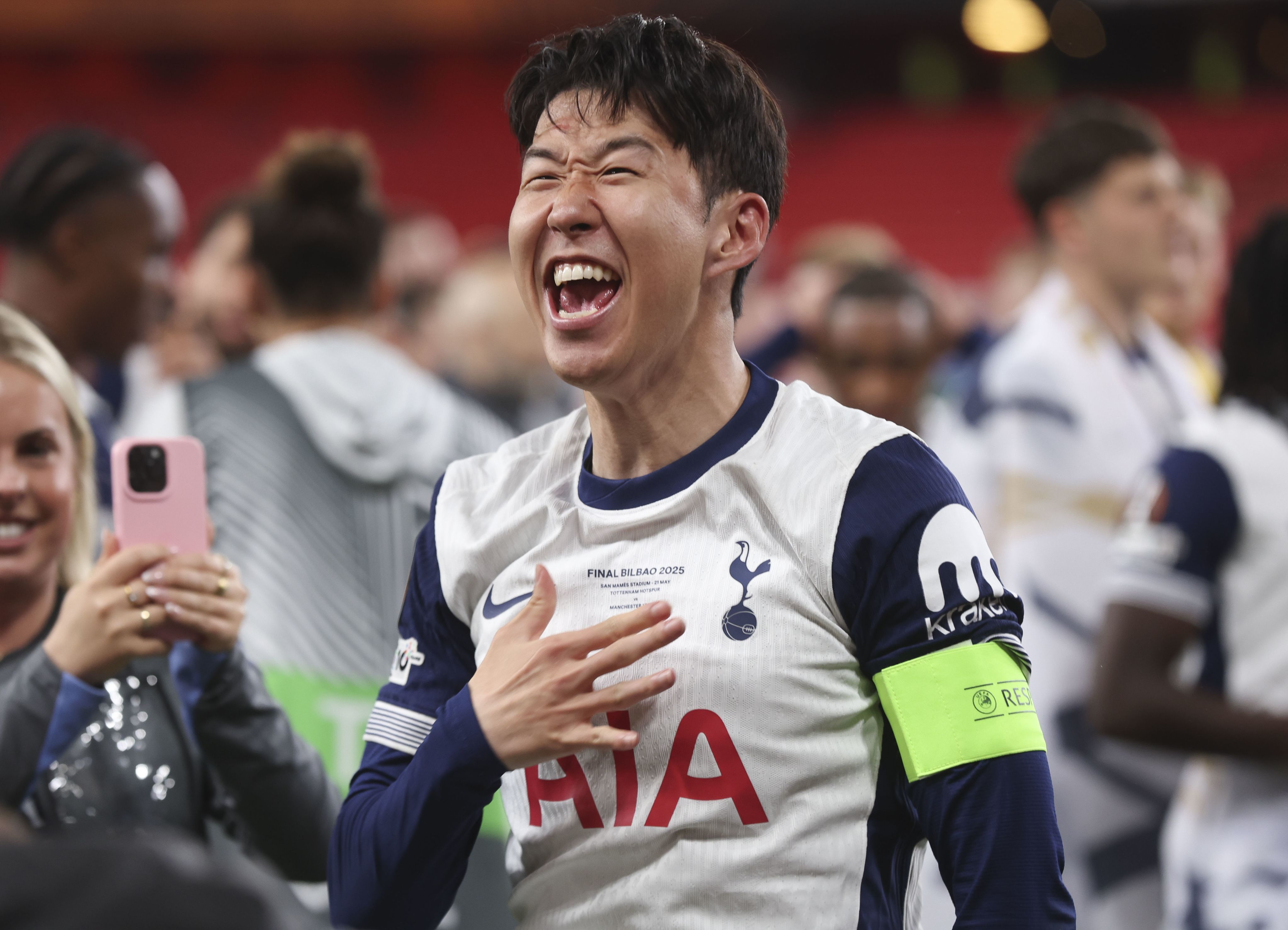 Montage Photo Finale Europa League 2025 – Tottenham Hotspur – Impression UK