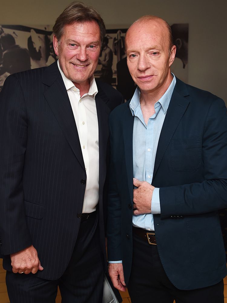 Steve back with Glenn Hoddle at the Lane's Finale in May, 2017...